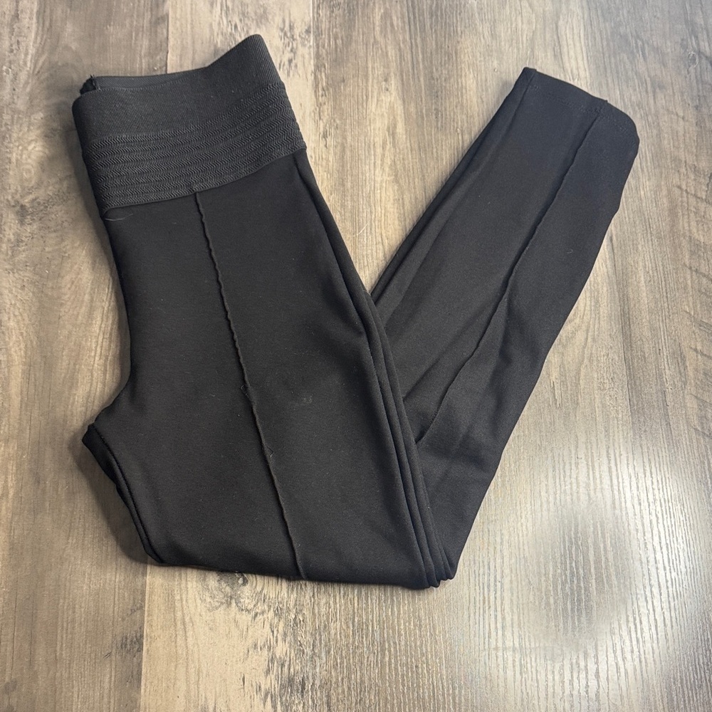 Zara Black High-Waist Leggings